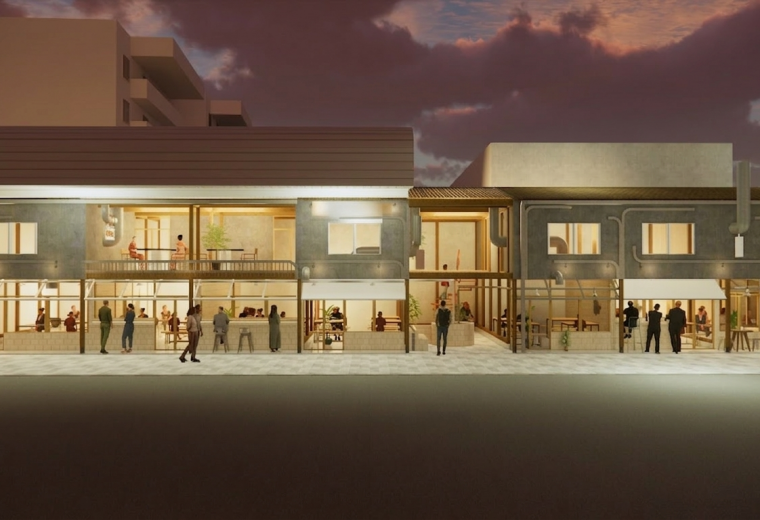 福井市 長屋テナントリノベーションコンペ – 文化を伝える古道へ、鼓動を吹き込む